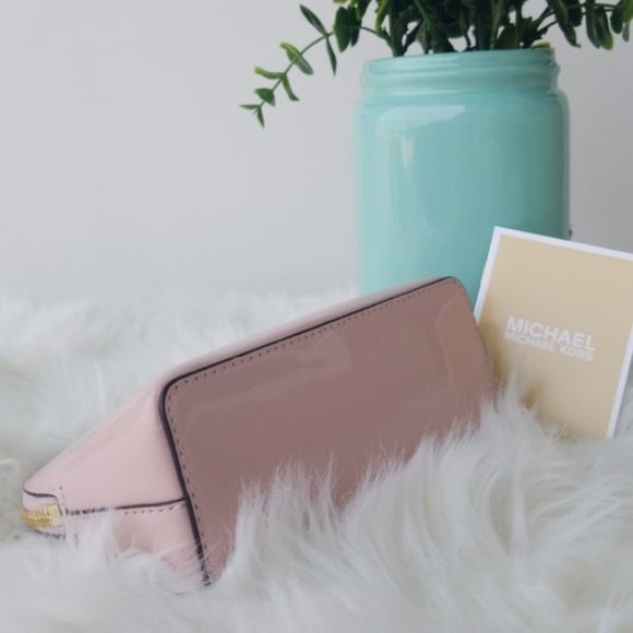 Michael Kors Blossom Pink Travel Cosmetic Pouch - Picture 3 of 6